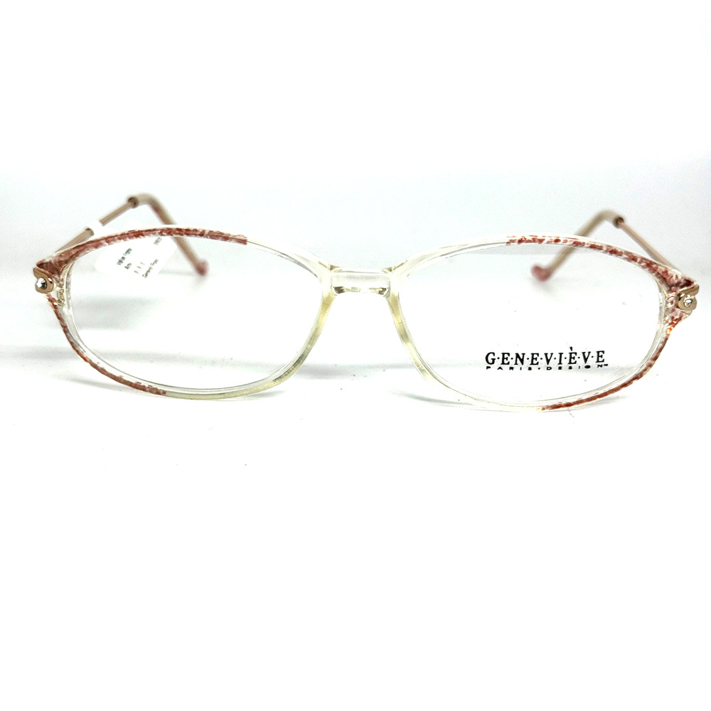 Genevieve Paris Design Modern Starla Rose 53-15 Eyeglass Frame H19104‎